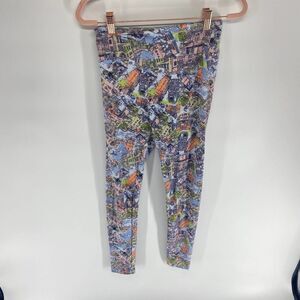 Lularoe Building Print one size legging